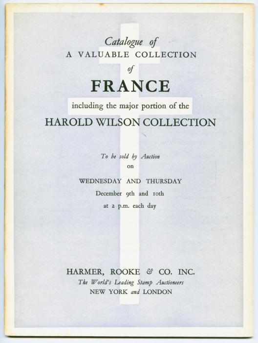 Catalogue of a Valuable Collection of France