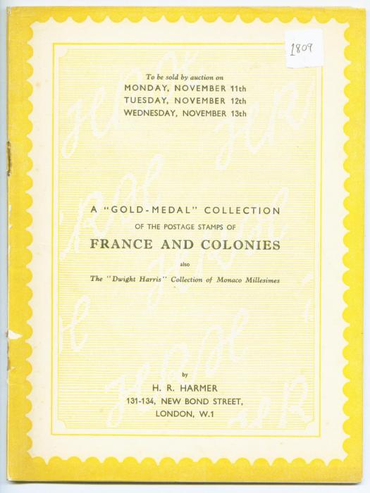 A "Gold Medal" Collection of the Postage Stamps of France and Colonies