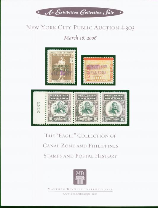The "Eagle" Collection of Canal Zone and Philippines Stamps and Postal History