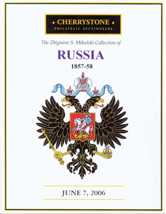 The Zbigniew S. Mikulski Collection of Russia 1857-58