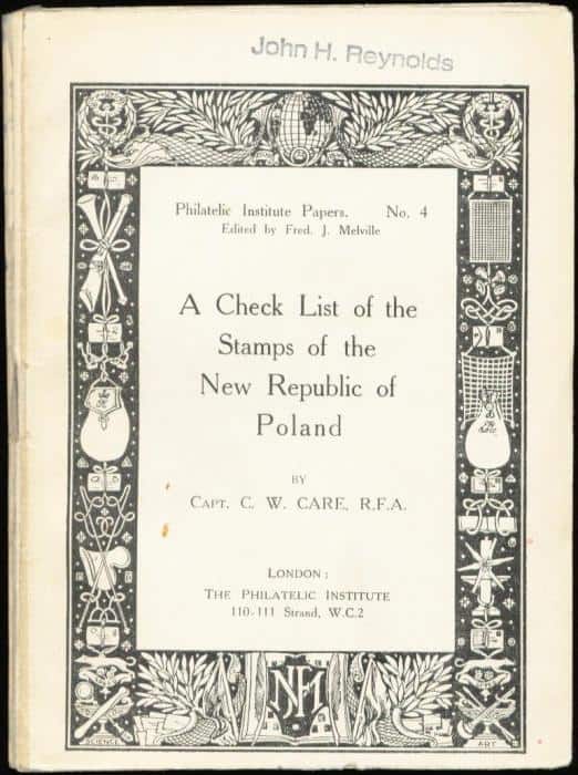 A Check List of the Stamps of the New Republic of Poland