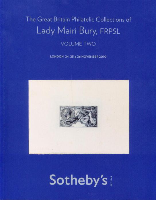 The Great Britain Philatelic Collections of Lady Mairi Bury