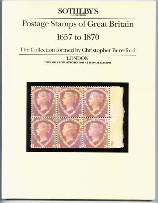 Postage Stamps of Great Britain 1657 to 1870