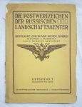 Die Postwertzeichen der Russischen Landschaftsaemter