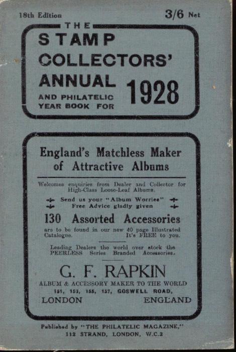 The Stamp Collectors' Annual and Philatelic Year Book for 1928