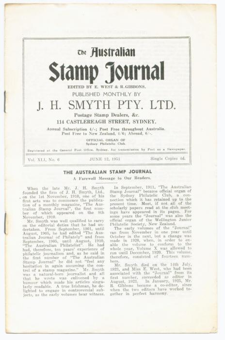 The Australian Stamp Journal