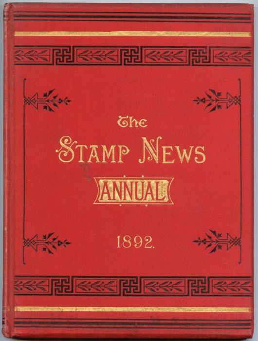 The Stamp News Annual for the year 1892