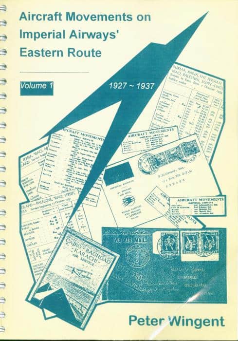 Aircraft Movements on Imperial Airways' Eastern Route