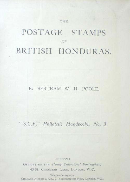 The Postage Stamps of British Honduras