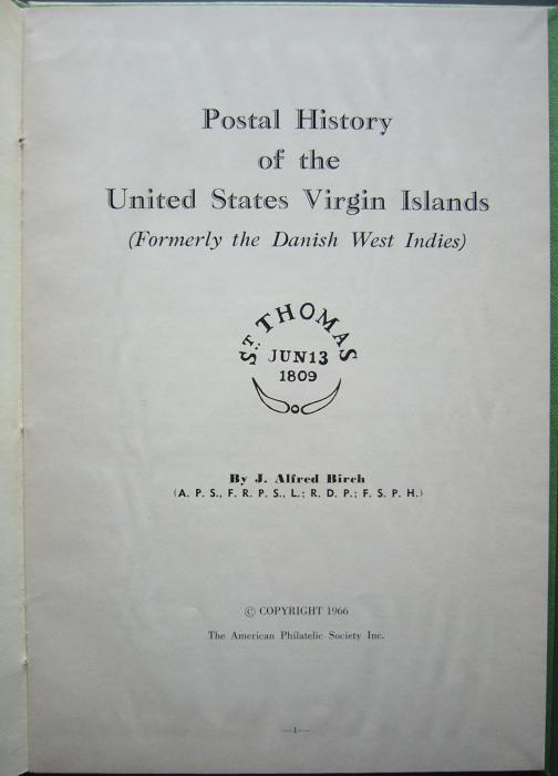 Postal History of the United States Virgin Islands
