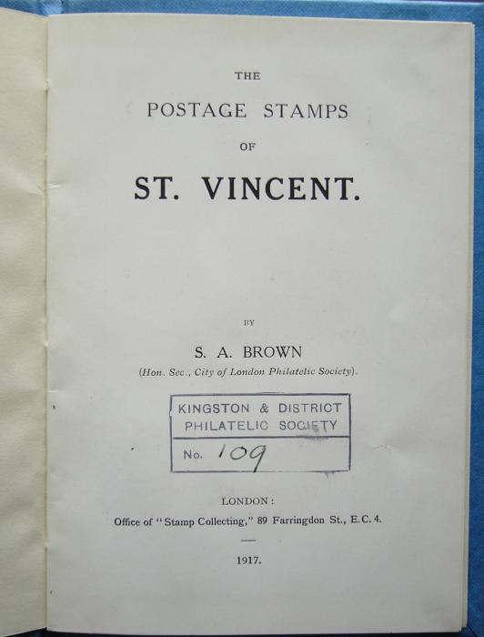 The Postage Stamps of St. Vincent