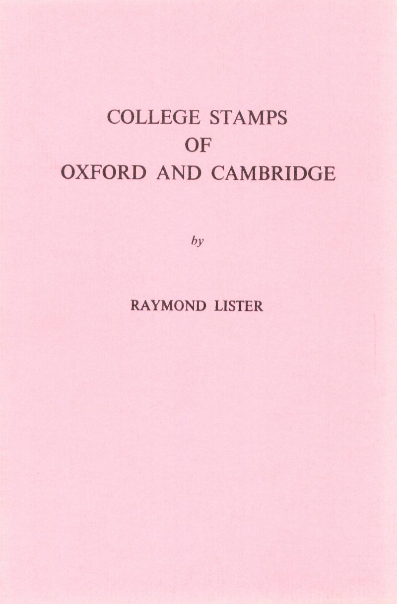 College Stamps of Oxford and Cambridge