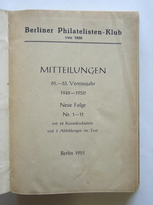 Berliner Philatelisten-Klub von 1888