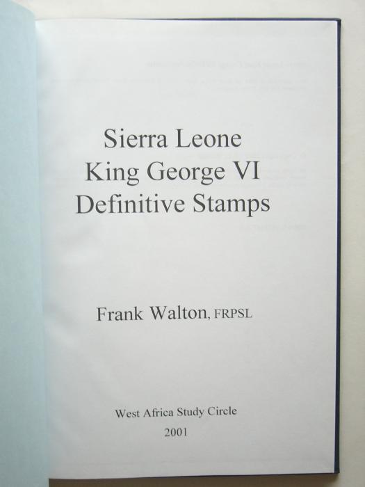 Sierra Leone King George VI Definitive Stamps