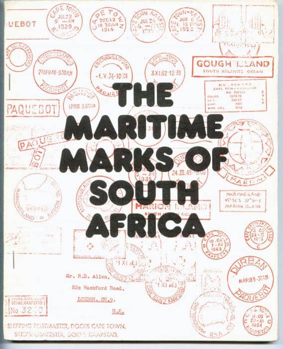 The Maritime Marks of South Africa