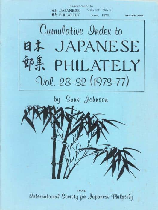 Cumulative Index to "Japanese Philately"