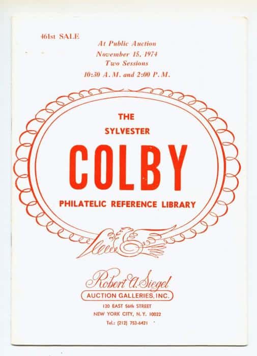 The Sylvester Colby Philatelic Reference Library