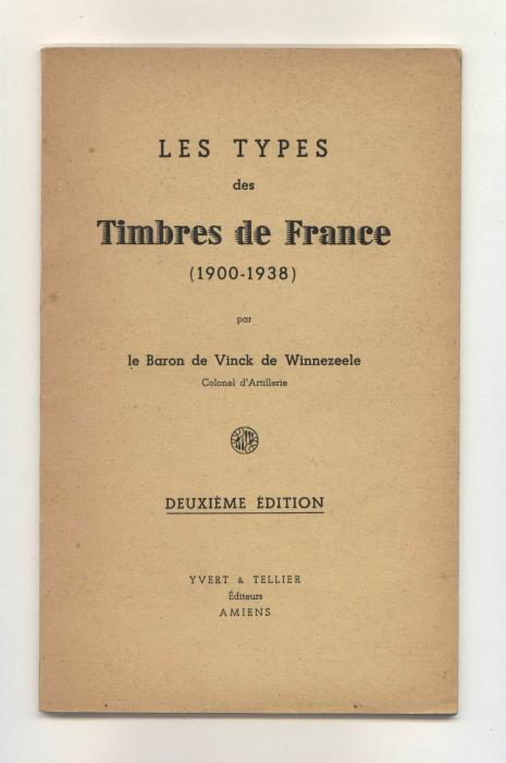 Les Types des Timbres de France (1900-1938)