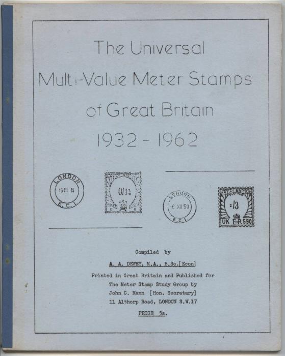 The Universal Multi-Value Meter Stamps of Great Britain
