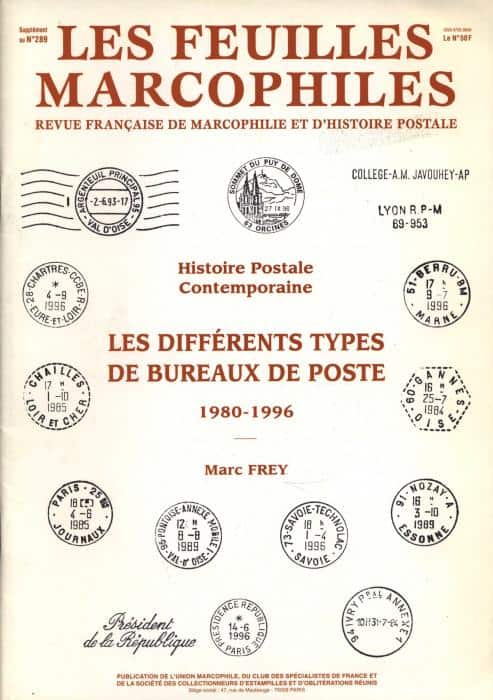 Histoire Postale Contemporaine - Les Différents Types de Bureaux de Poste