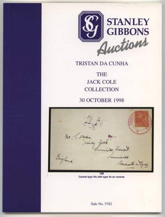 The Jack Cole Collection of the Postal History of Tristan Da Cunha