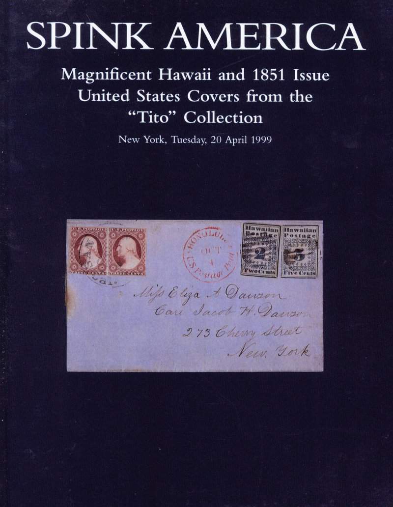 Magnificent Hawaii and 1851 Issue United States Covers from the "Tito" Collection
