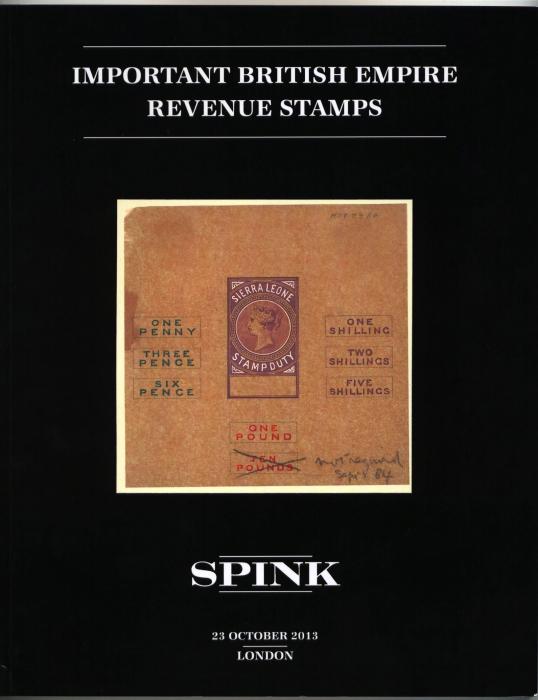 Important British Empire Revenue Stamps