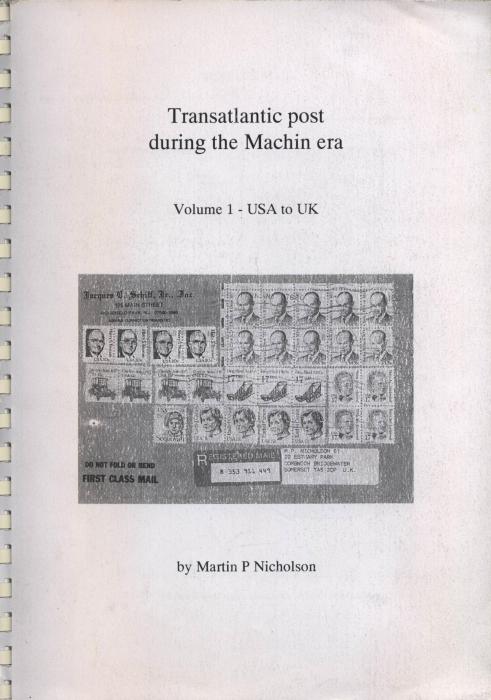 Transatlantic post during the Machin era
