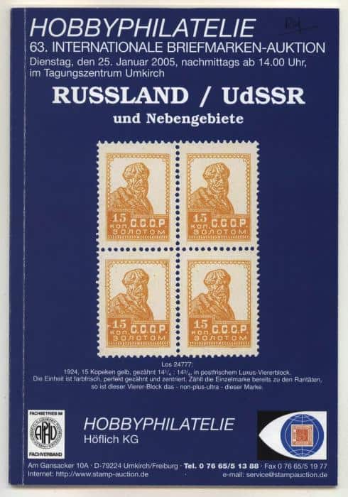 Russland/UdSSR und Nebengebiete