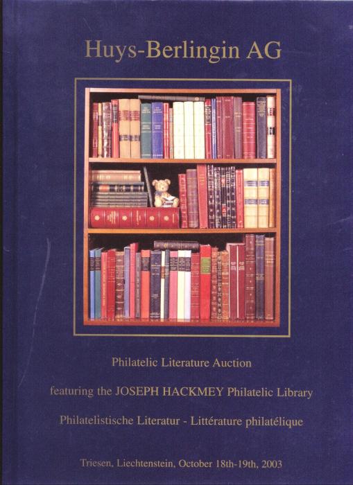 Philatelic Literature Auction featuring the Joseph Hackmey Philatelic Library
