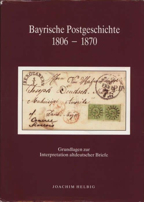 Bayrische Postgeschichte 1806-1870