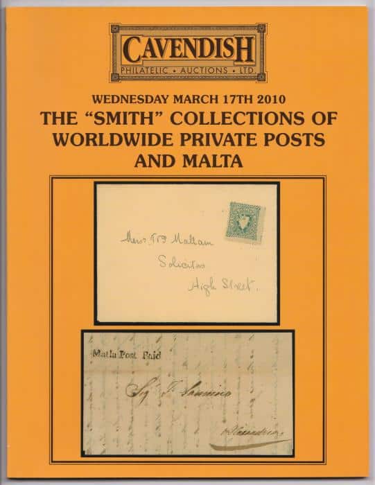 The "Smith" Collections of Worldwide Private Posts and Malta