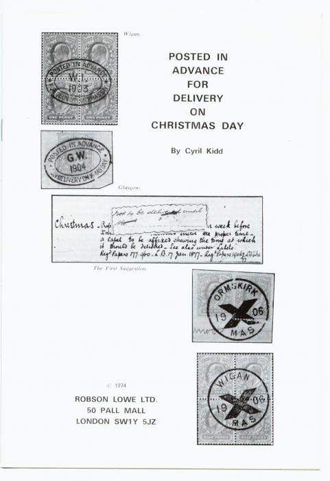 Posted in Advance for Delivery on Christmas Day 1902-1909