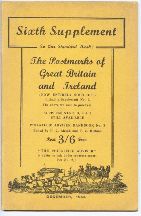 Sixth Supplement to "The Postmarks of Great Britain and Ireland"