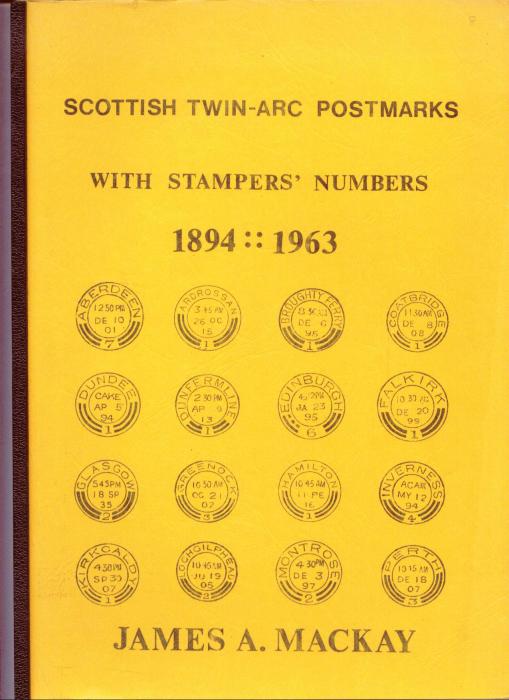 Scottish Twin-Arc Postmarks with Stampers' Numbers