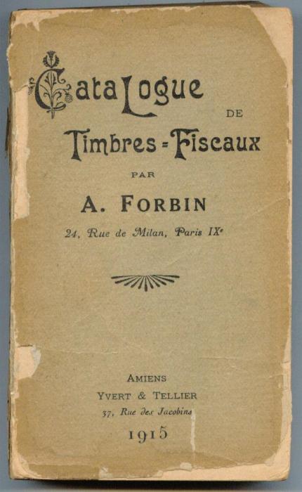 Catalogue de Timbres-Fiscaux