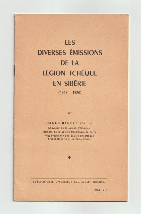 Les Diverses Émissions de la Légion Tchèque en Sibérie