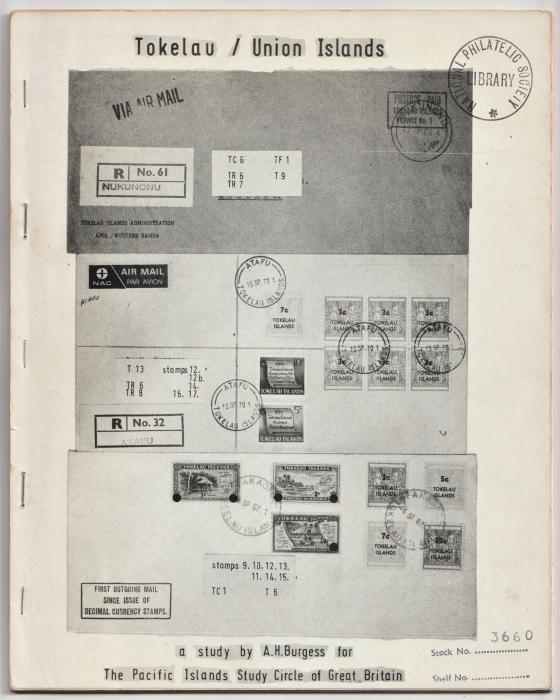 Philatelic Study of the Tokelau/Union Islands