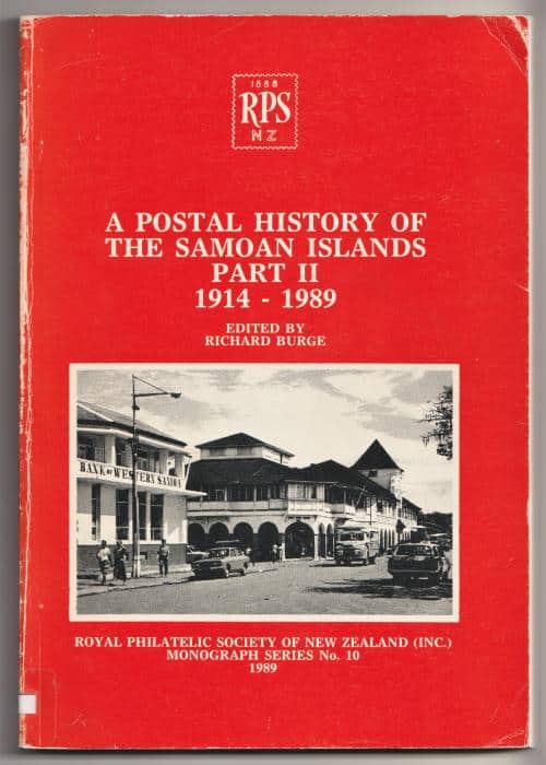 A Postal History of the Samoan Islands Part II 1914-1989