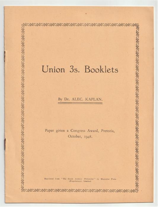 Union 3s. Booklets