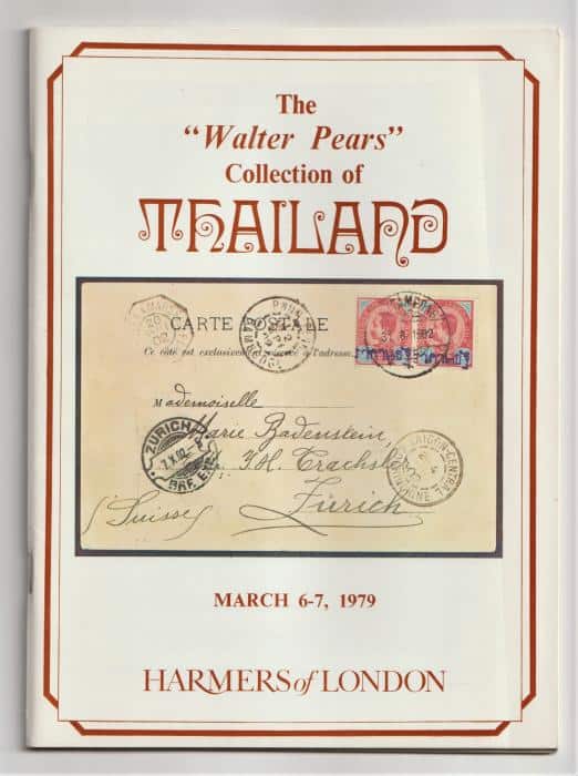 The "Walter Pears" Collection of Thailand (Siam)