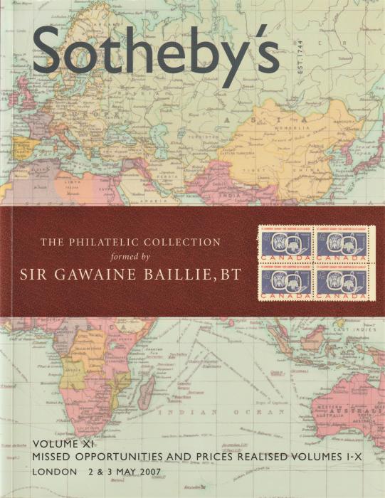 The Philatelic Collection formed by Sir Gawaine Baillie