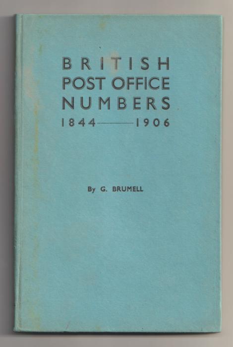 British Post Office Numbers 1844-1906