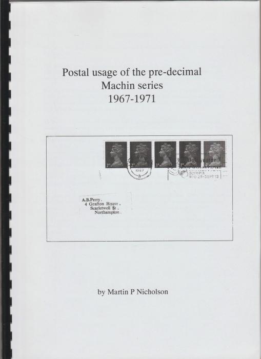 Postal usage of the pre-decimal Machin series