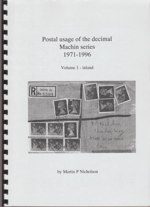 Postal usage of the decimal Machin series 1971-1996