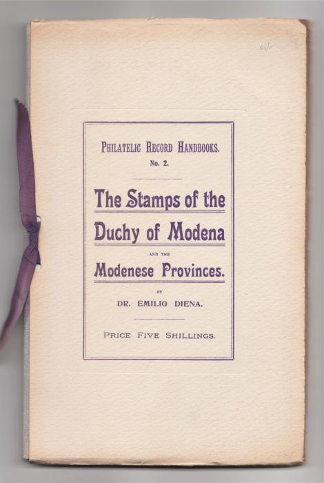 The Stamps of the Duchy of Modena and the Modenese Provinces