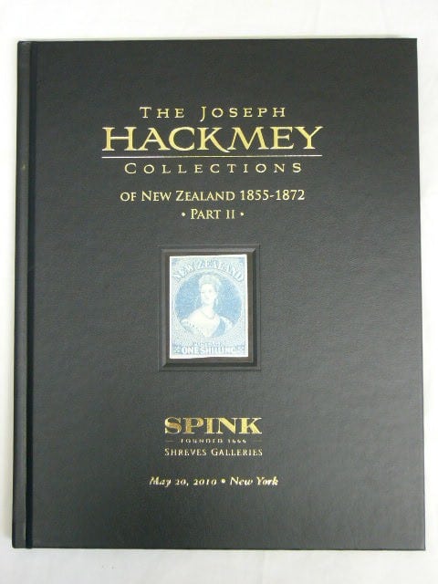 The Joseph Hackmey Collections of New Zealand 1855-1872