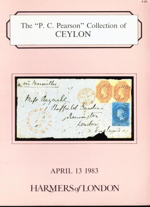 The "P.C. Pearson" Collection of Ceylon