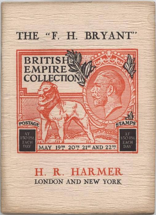 Catalogue of the "F.H. Bryant" British Empire Collection