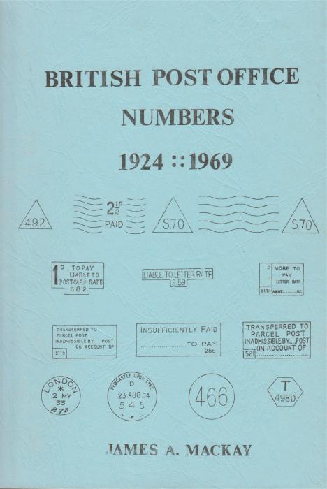 British Post Office Numbers 1924-1969